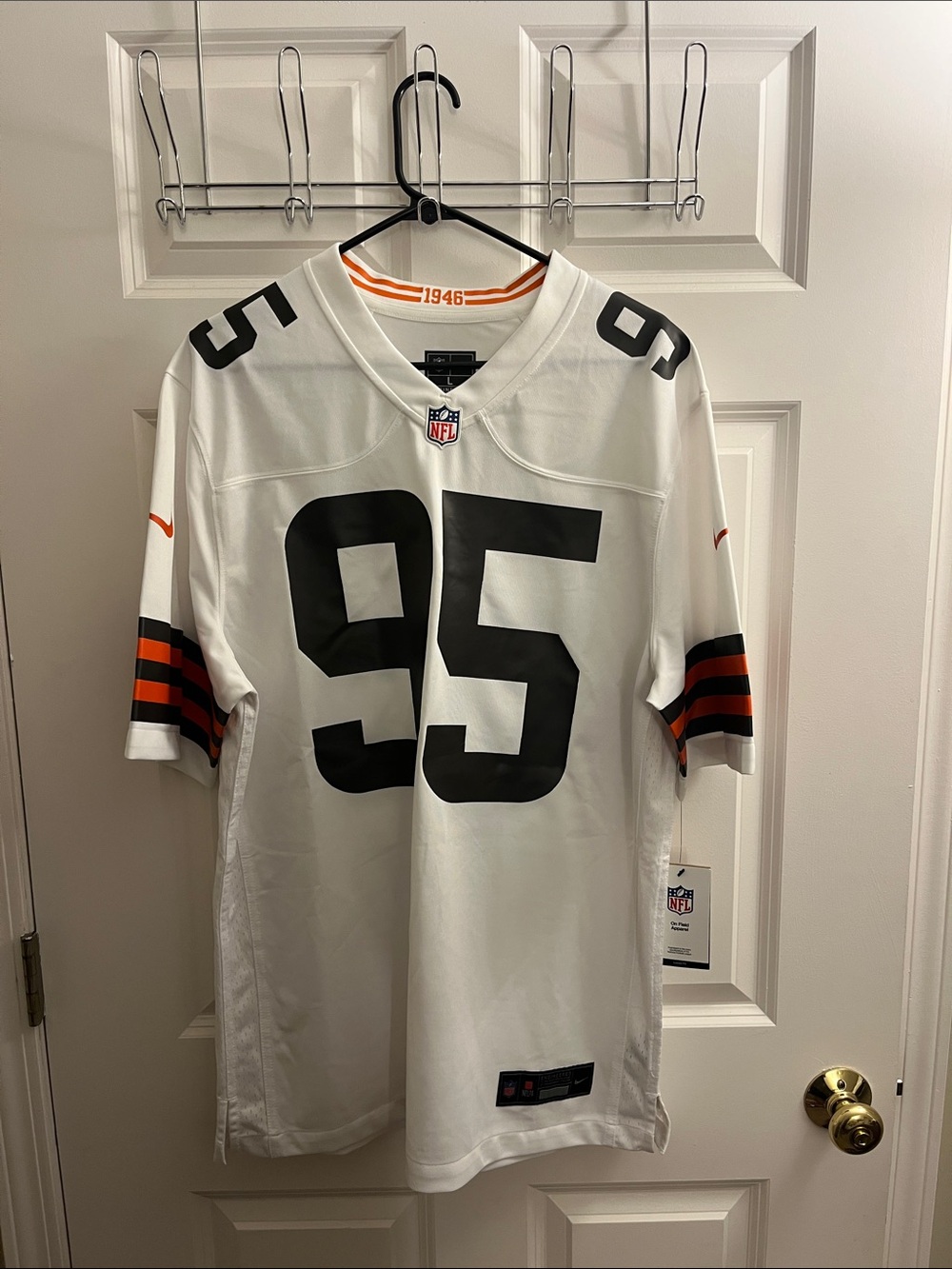 Myles Garrett Cleveland Browns Nike Game Player Jersey - White - NWTS
